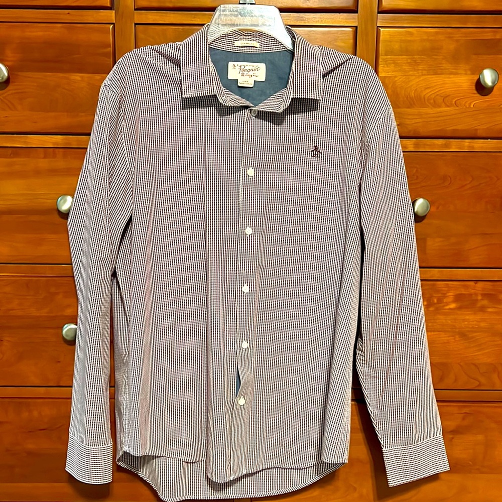 Original Penguin light cotton button down.